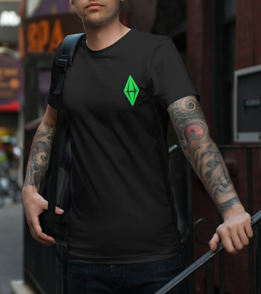 The Sims Onyx Runners Green Plumbob Icon T-Shirt