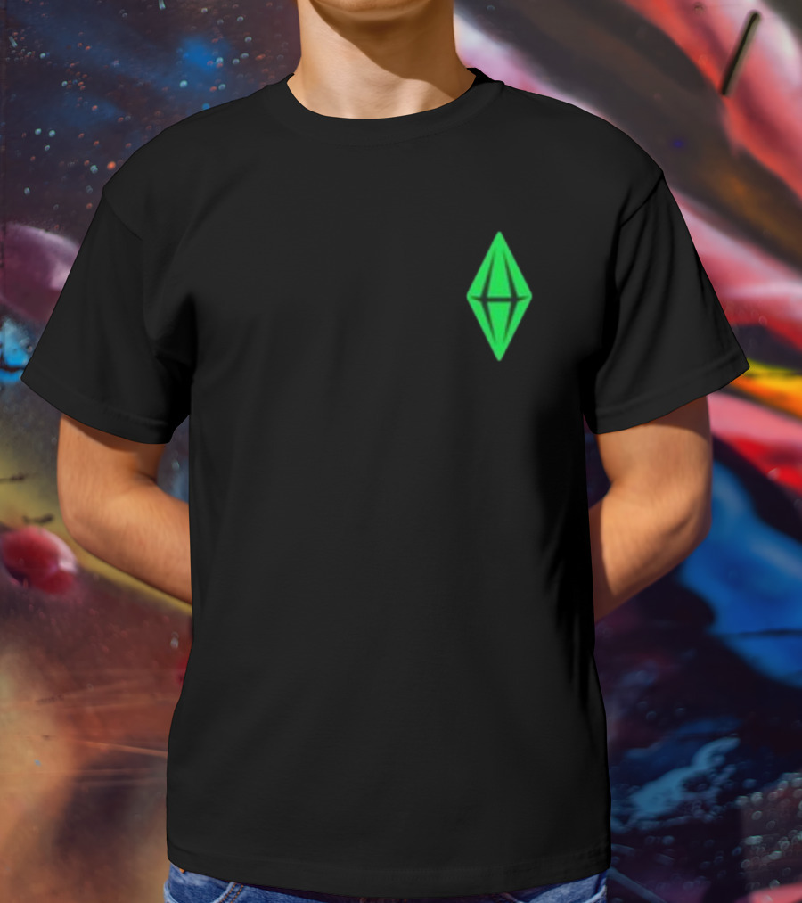 The Sims Onyx Runners Green Plumbob Icon T-Shirt