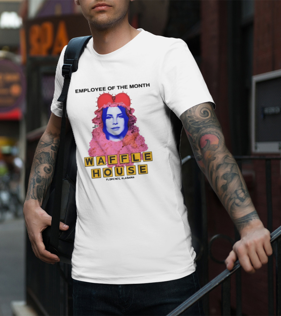 Employee Of The Month Waffle House Lana Del Waitress Buggirl200 T-Shirt