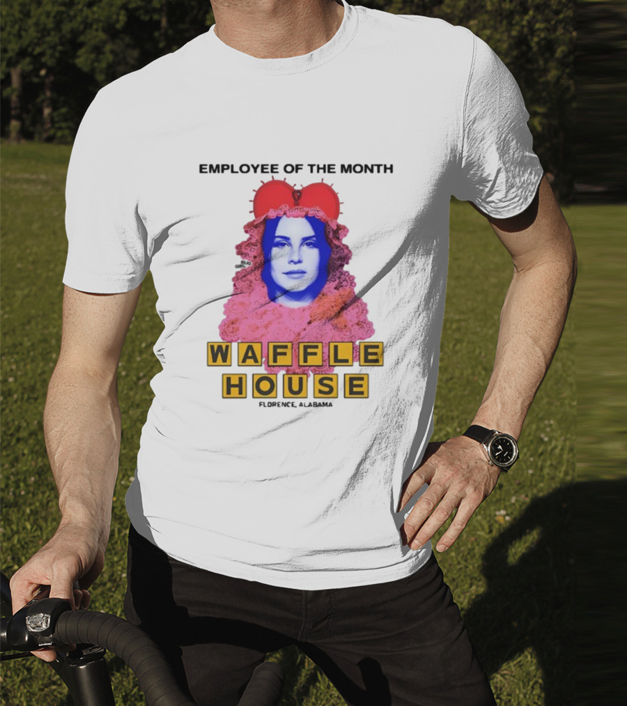 Employee Of The Month Waffle House Lana Del Waitress Buggirl200 T-Shirt