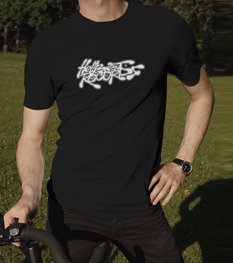 Cloonee Hell Bent Records Stylized Text T-Shirt