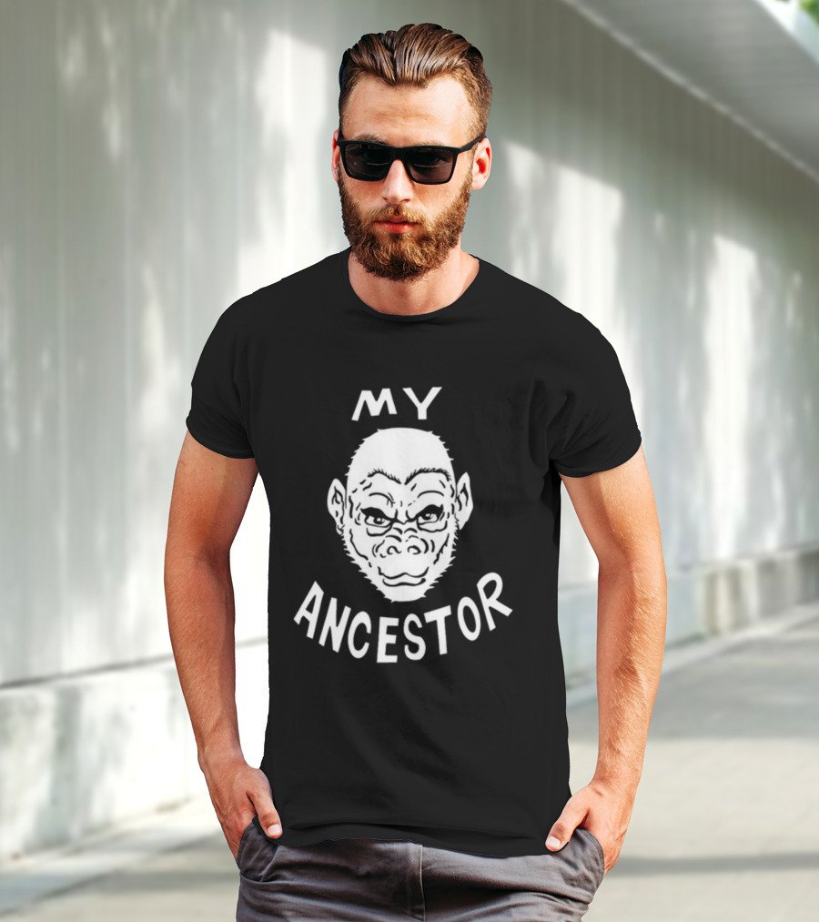 Blaise Ulysse Bernard Collins II My Ancestor Ape Face T-Shirt