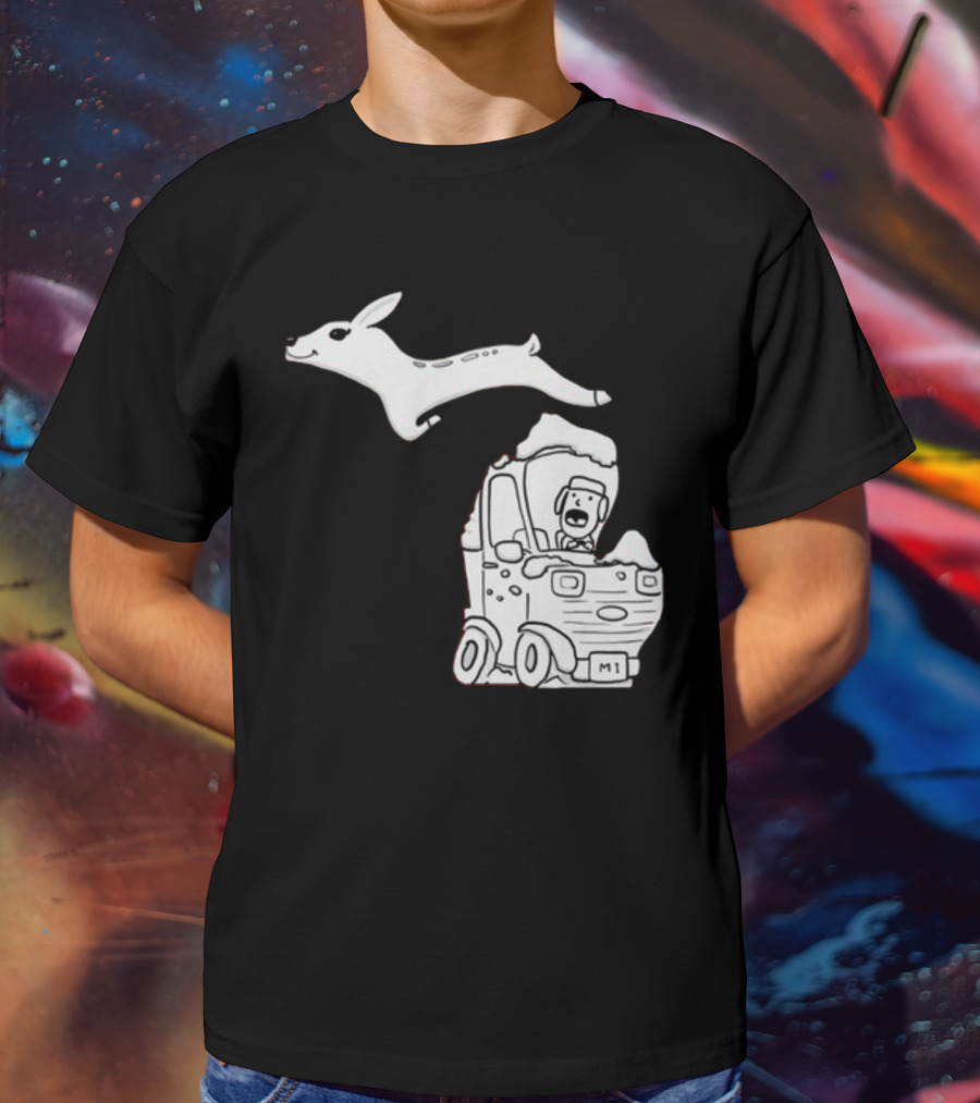 Michigan For Deer Ice Road Truck Journey T-Shirt