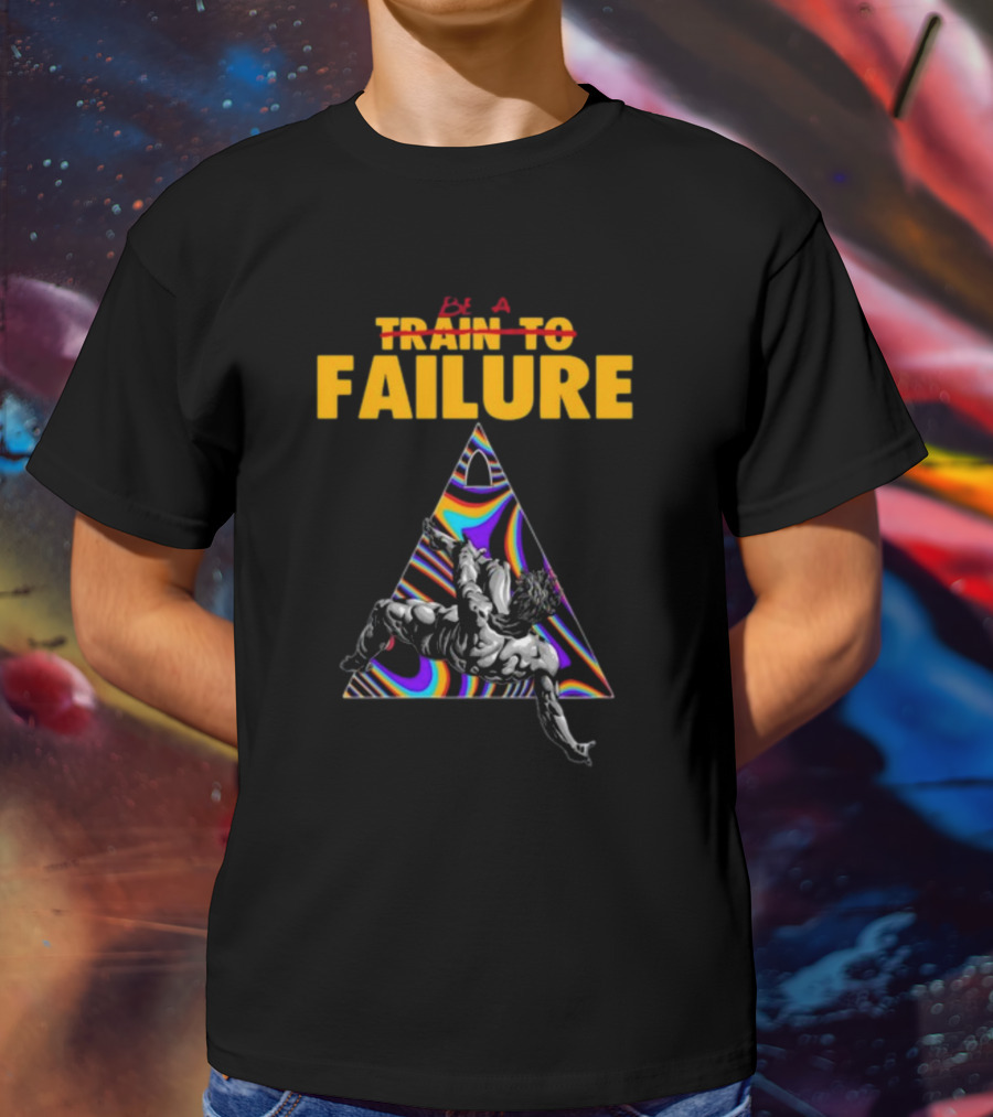 Raskol Apparel Be A Train To Failure Psychedelic Triangle T-Shirt