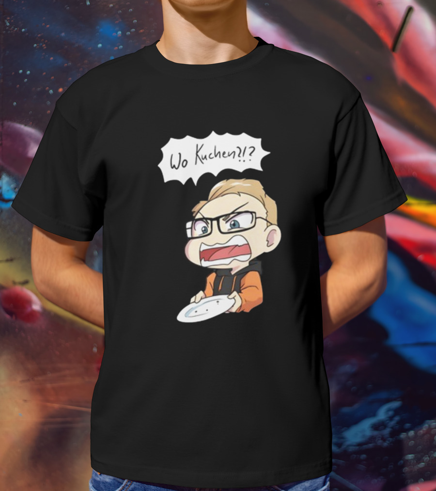 Wo Kuchen Kittycat Cakes Damen Comic Style Character T-Shirt