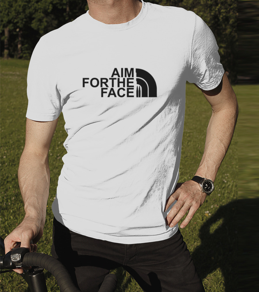 Mid Night Platoon Aim For The Face Bullet Inspired Arch T-Shirt