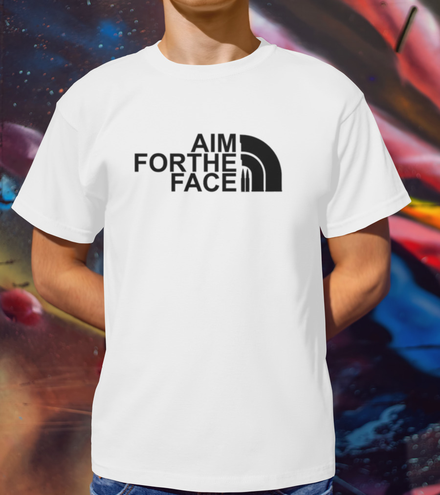 Mid Night Platoon Aim For The Face Bullet Inspired Arch T-Shirt