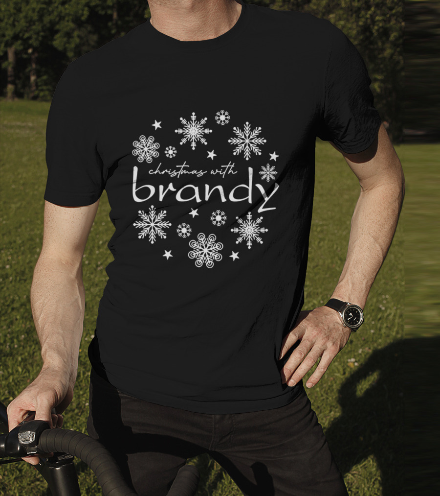 Christmas With Brandy Snowflakes Stars T-Shirt