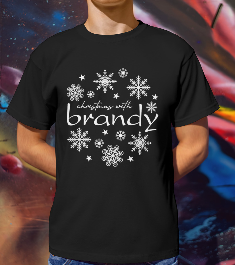 Christmas With Brandy Snowflakes Stars T-Shirt
