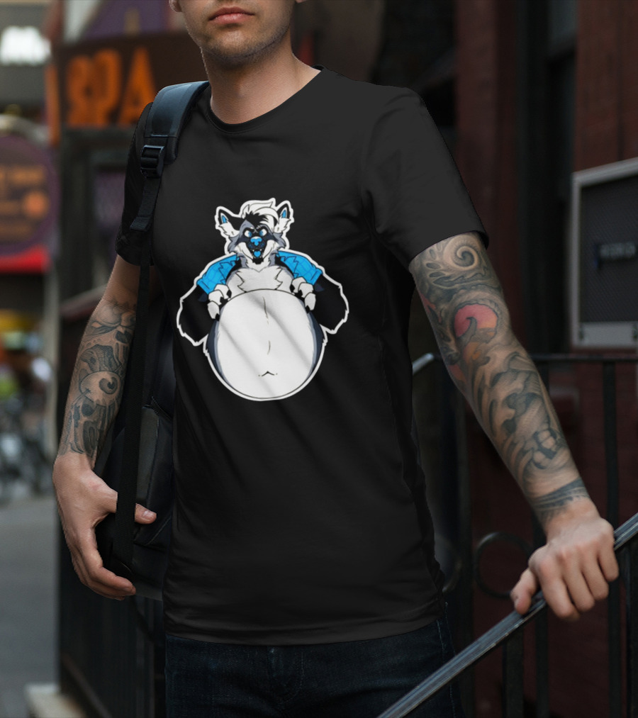 Sloshdog Jax's Cool Wolf Character T-Shirt