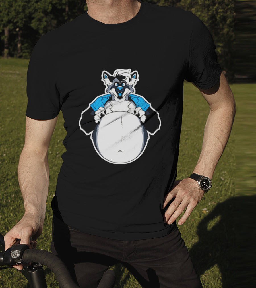 Sloshdog Jax's Cool Wolf Character T-Shirt