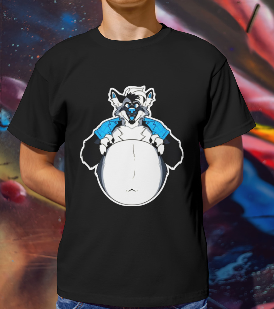 Sloshdog Jax's Cool Wolf Character T-Shirt