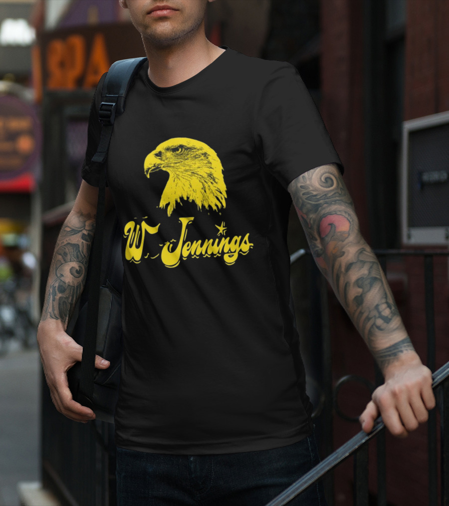 Seager X Waylon Jennings Eagle W Jennings Star T-Shirt