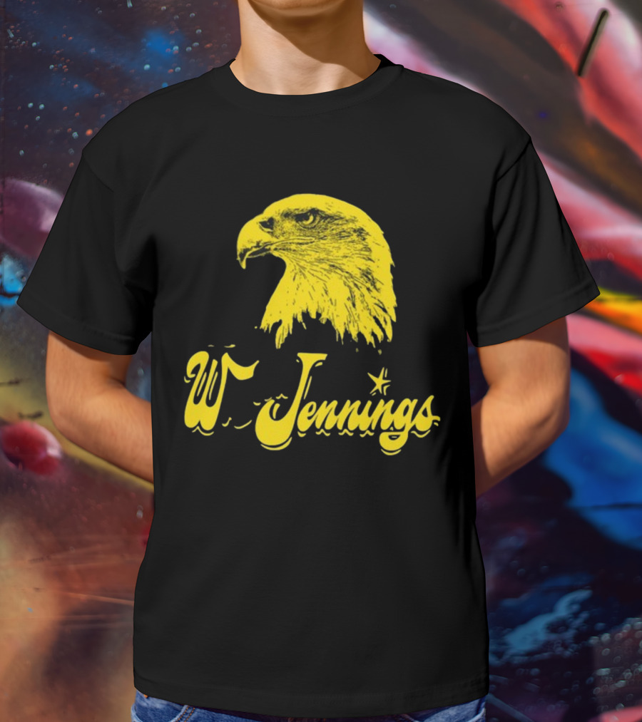 Seager X Waylon Jennings Eagle W Jennings Star T-Shirt