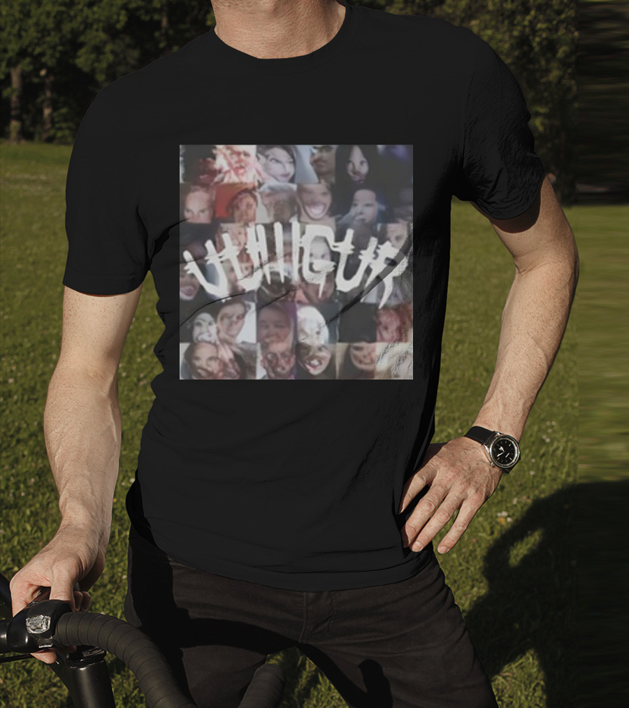 Vulllgur Collage Ritual Faces T-Shirt