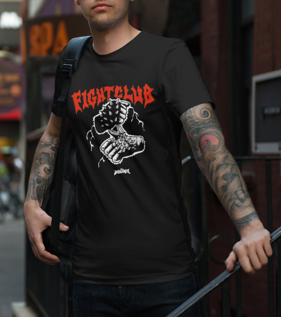 Fight Club Full Violence Spiked Fists T-Shirt