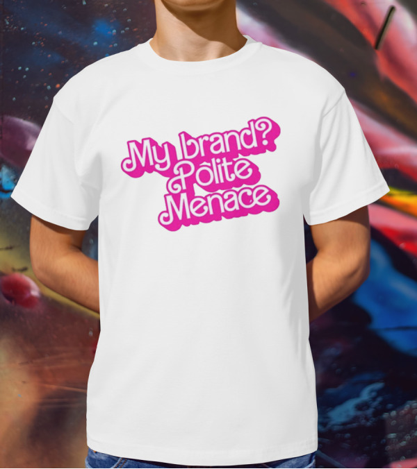 My Brand Polite Menace Barbie New T-Shirt