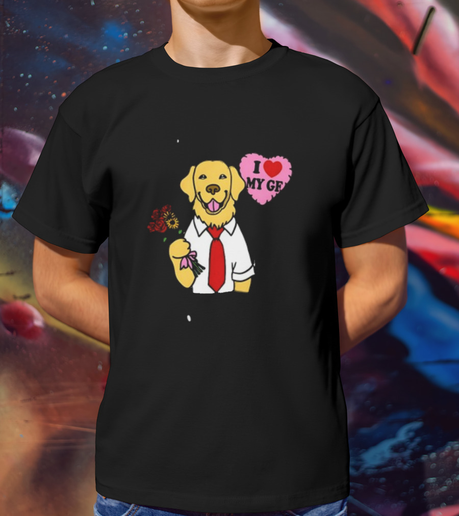 SORRY I HAVE A GOLDEN RETRIEVER BOYFRIEND I LOVE MY GF T-Shirt