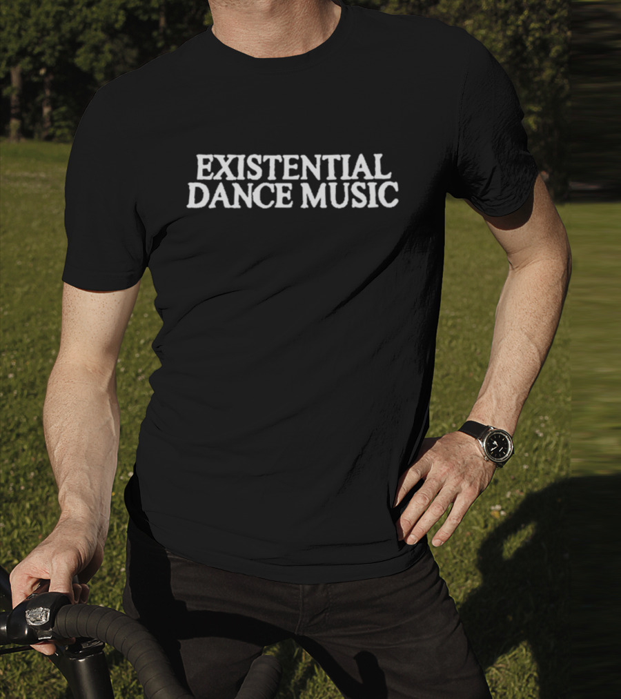San Holo Existential Dance Music Black Text T-Shirt