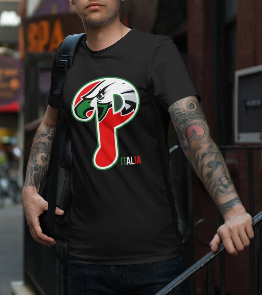 Eagles Phillies Italia P T-Shirt