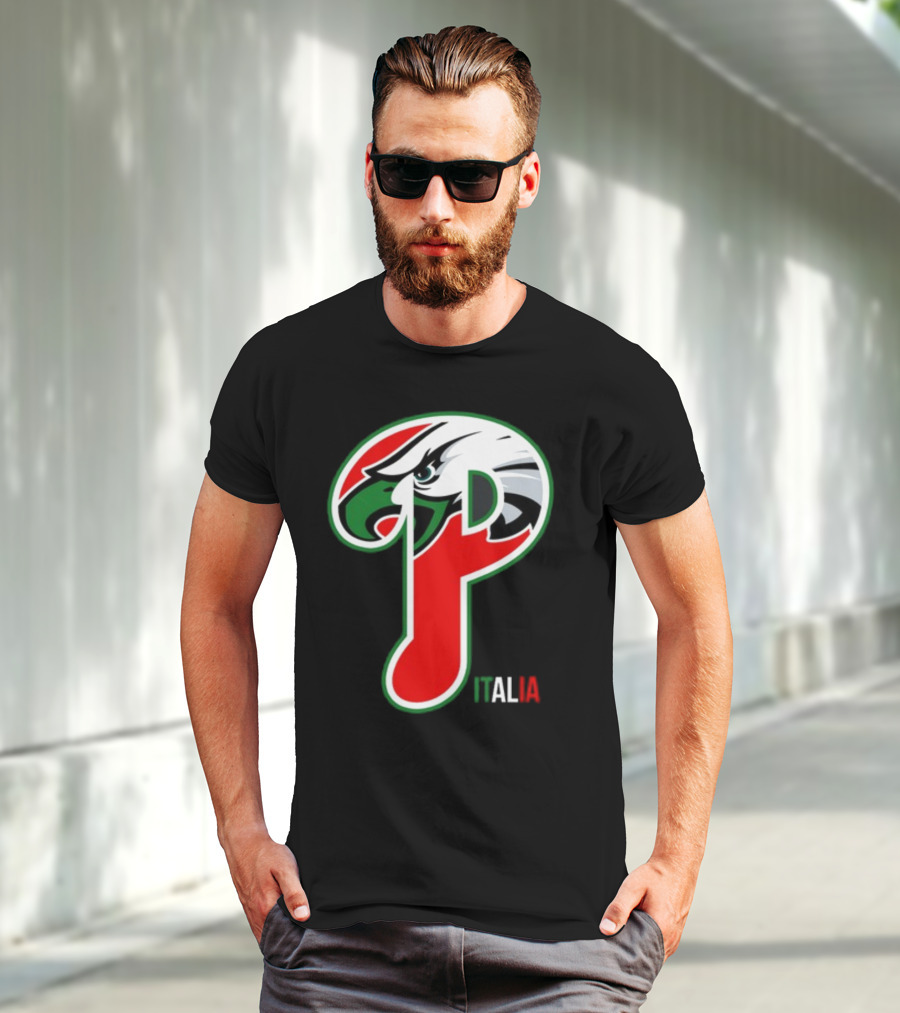 Eagles Phillies Italia P T-Shirt