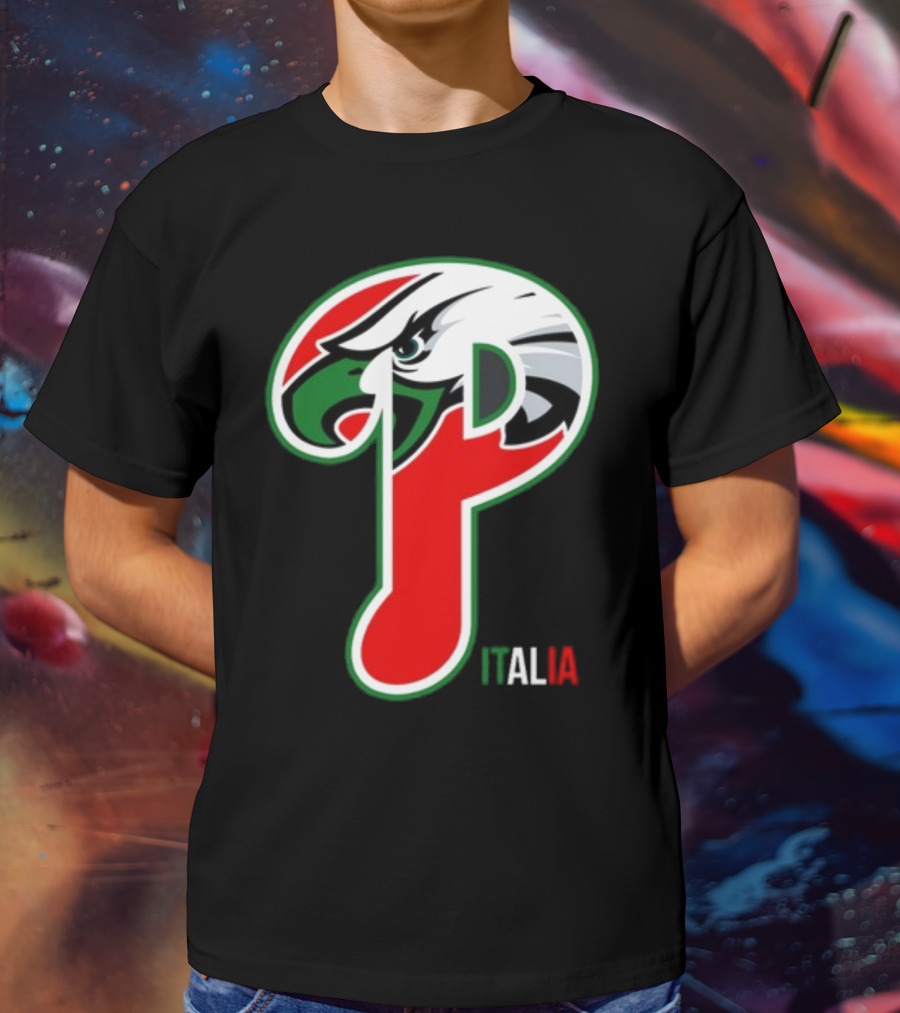 Eagles Phillies Italia P T-Shirt