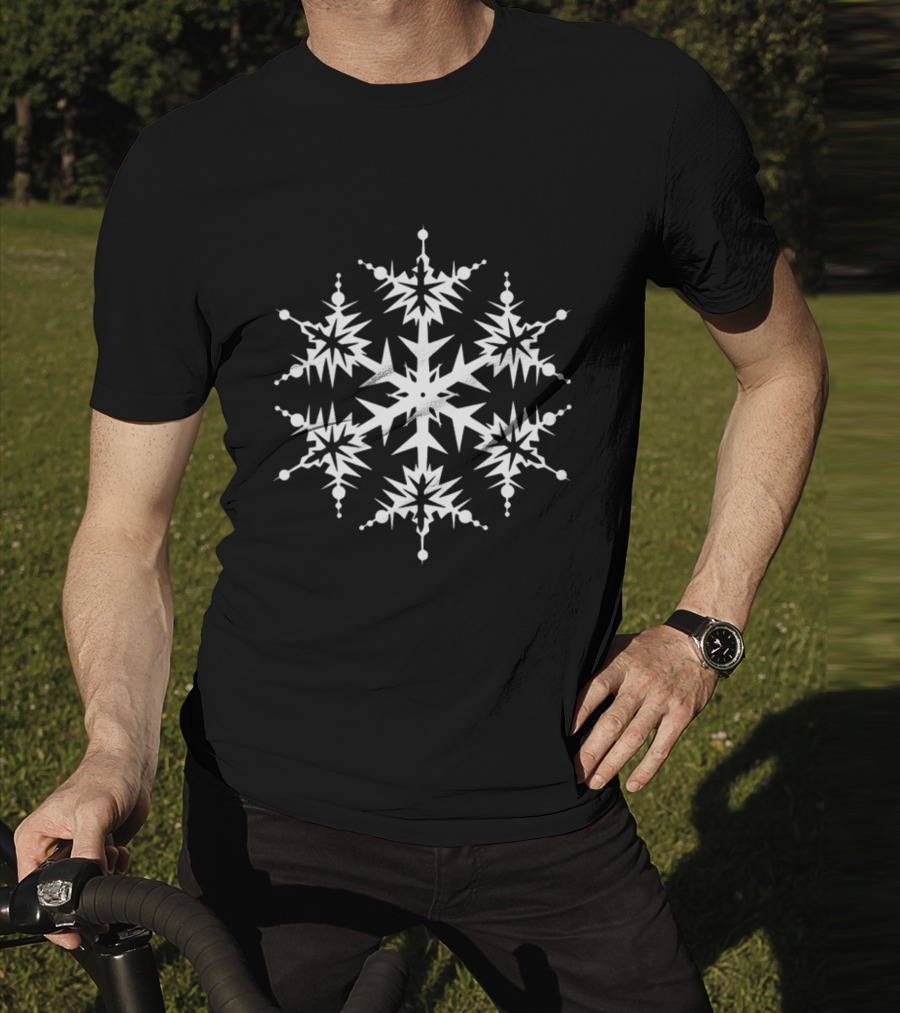Snowflake Christmas Winter Holiday Frozen Starflake Decoration T-Shirt