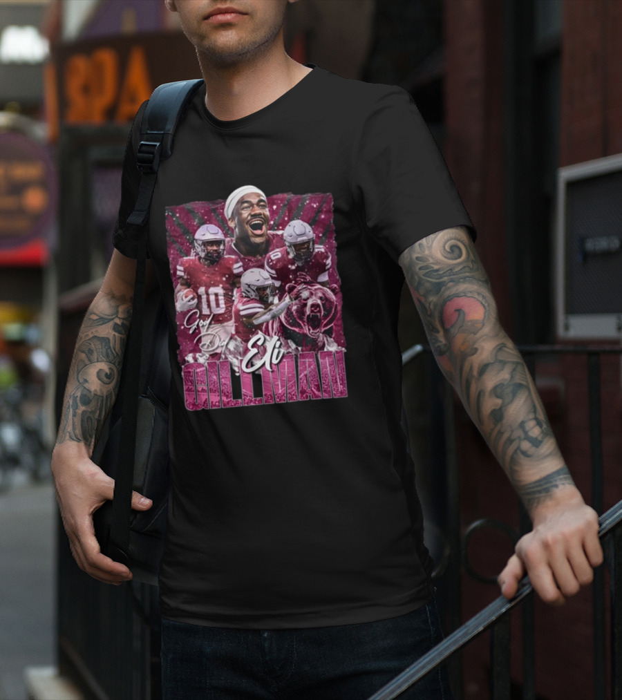 Eli Gillman God Did Football Bear Roar T-Shirt