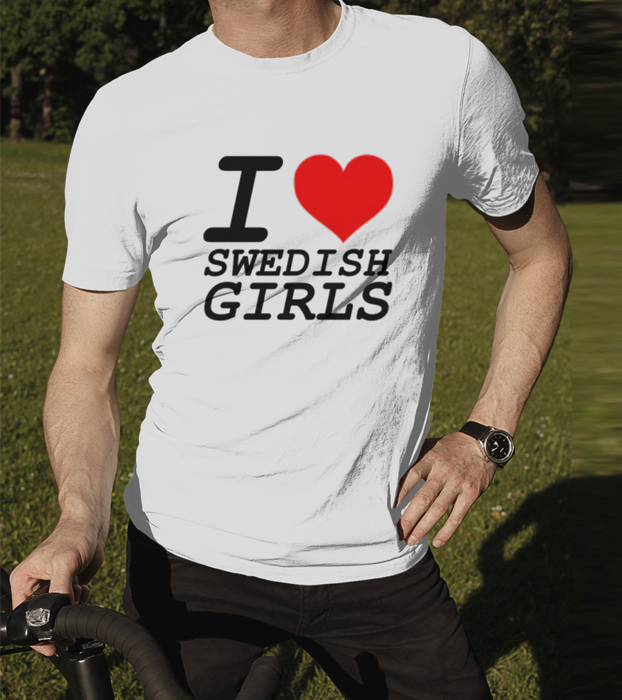 Pippin I Heart Swedish Girls T-Shirt
