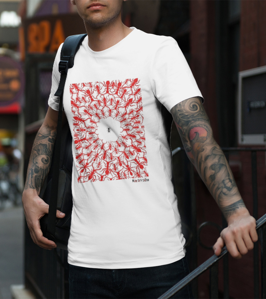 Being Autistic Ant Red Kaleidoscope T-Shirt