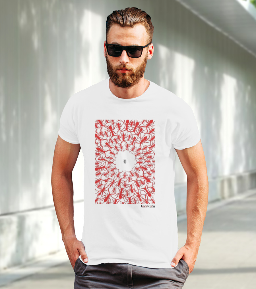 Being Autistic Ant Red Kaleidoscope T-Shirt