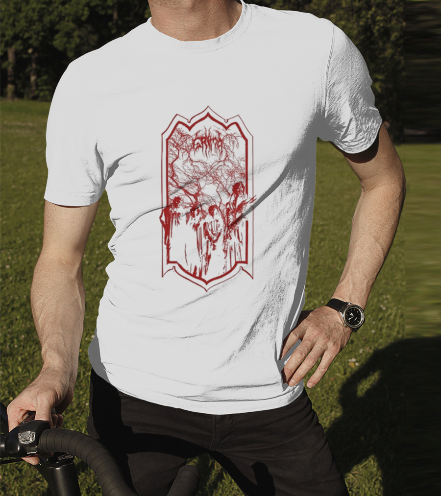 Grima The Cult Dark Red Band T-Shirt