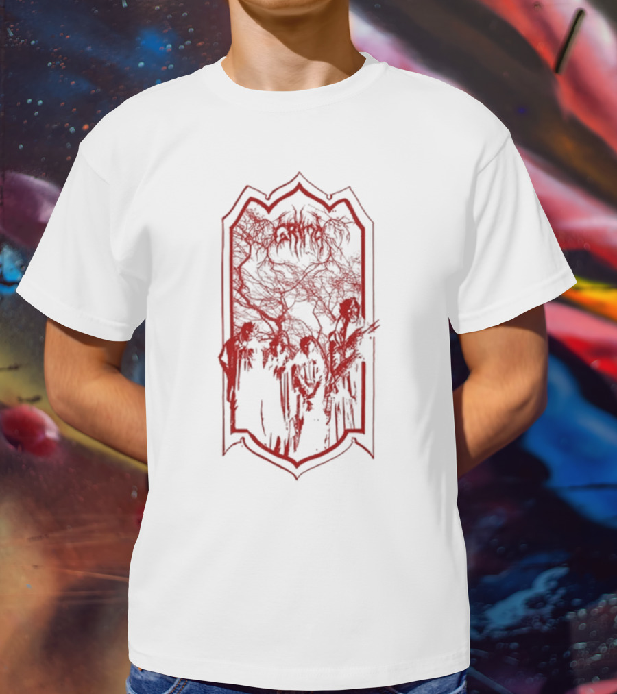 Grima The Cult Dark Red Band T-Shirt