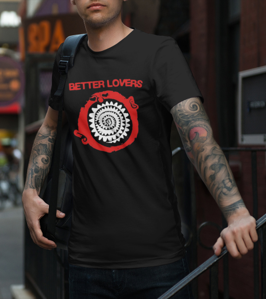 Better Lovers Red Spiral Teeth T-Shirt