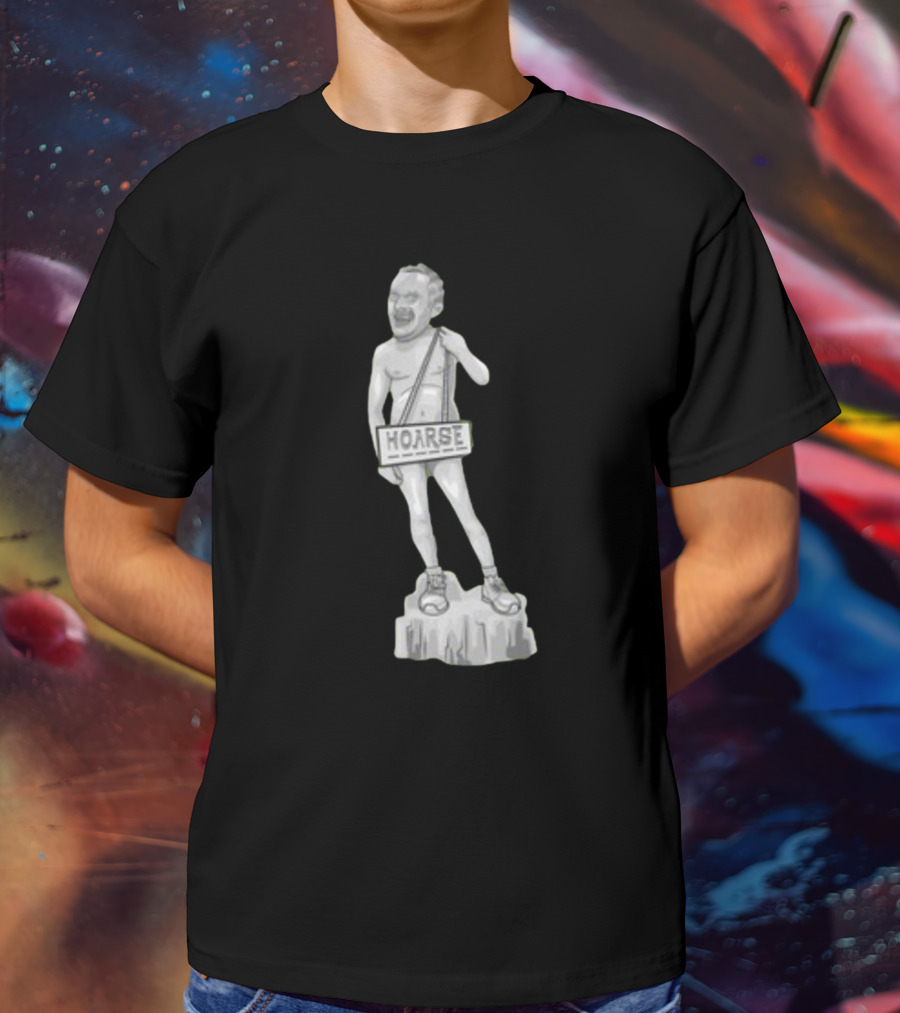 Stu Hoarse Stone Sculpture Statue T-Shirt