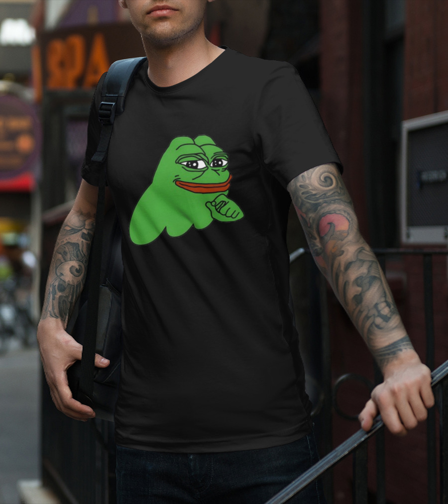 Ribbit.Pepe Pepe Frog Meme Iconic Sol T-Shirt