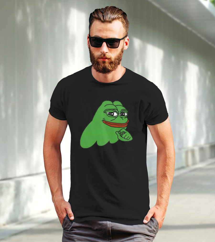 Ribbit.Pepe Pepe Frog Meme Iconic Sol T-Shirt