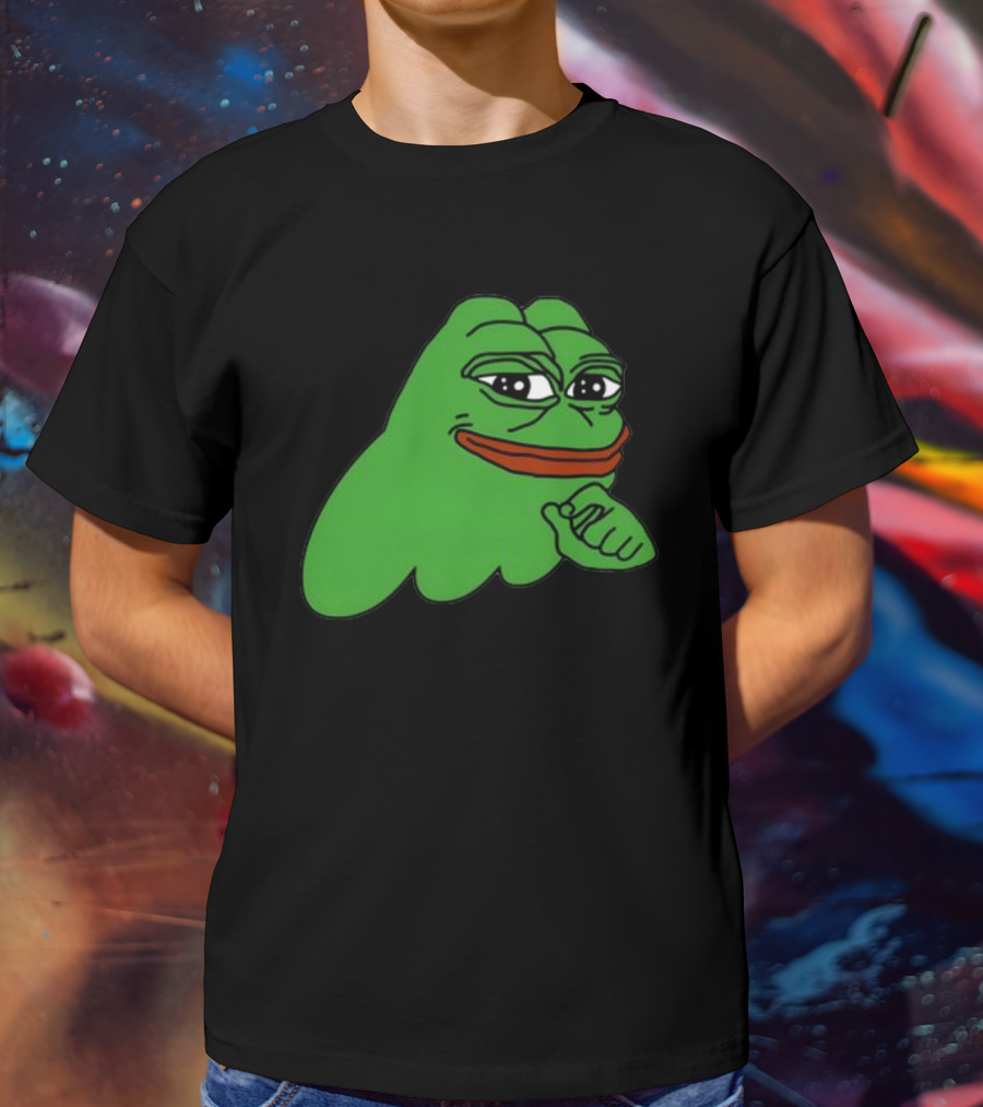 Ribbit.Pepe Pepe Frog Meme Iconic Sol T-Shirt