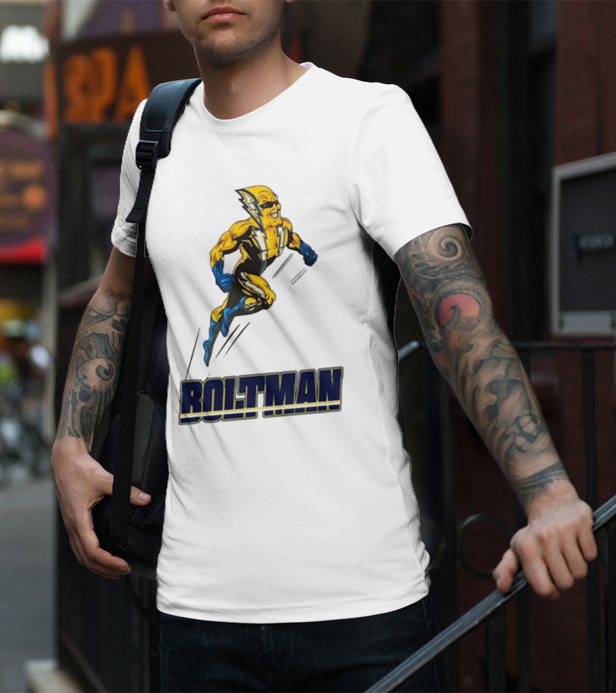 Boltman Superhero With Lightning Costume T-Shirt