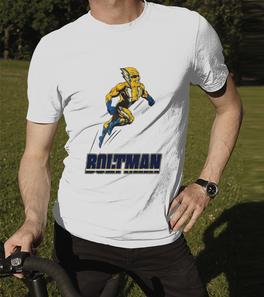 Boltman Superhero With Lightning Costume T-Shirt