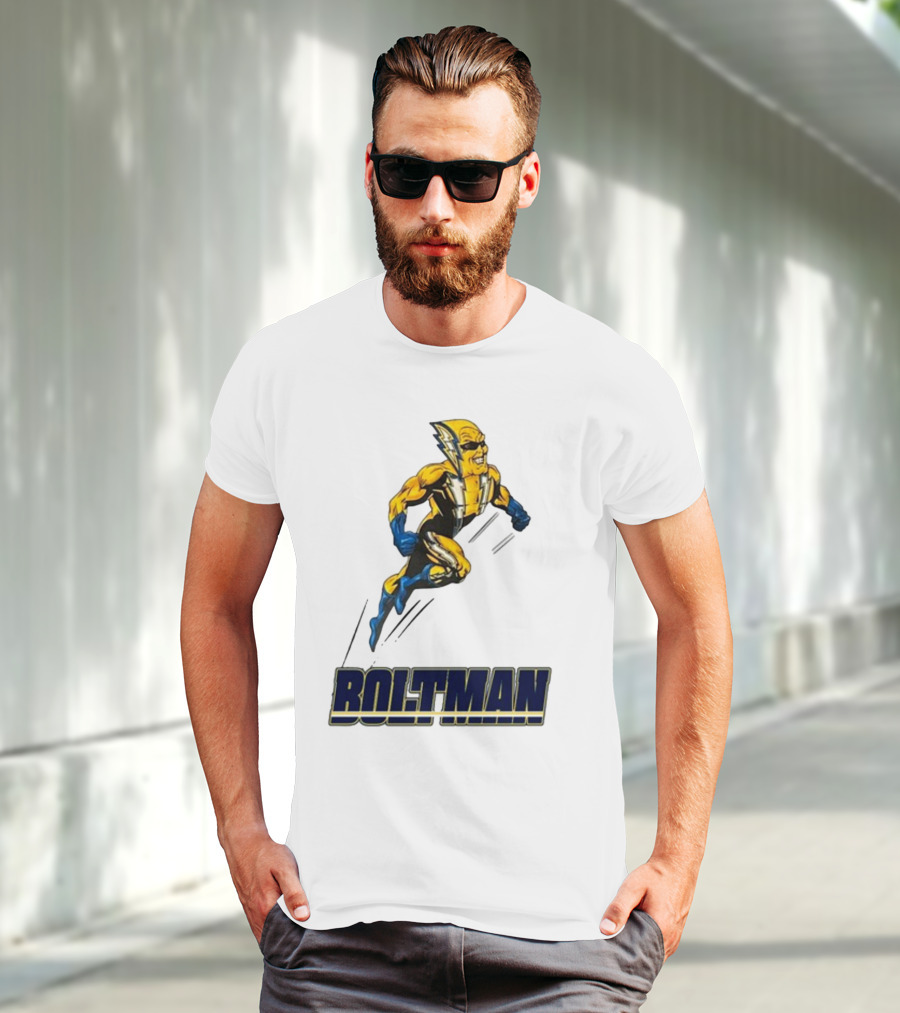 Boltman Superhero With Lightning Costume T-Shirt