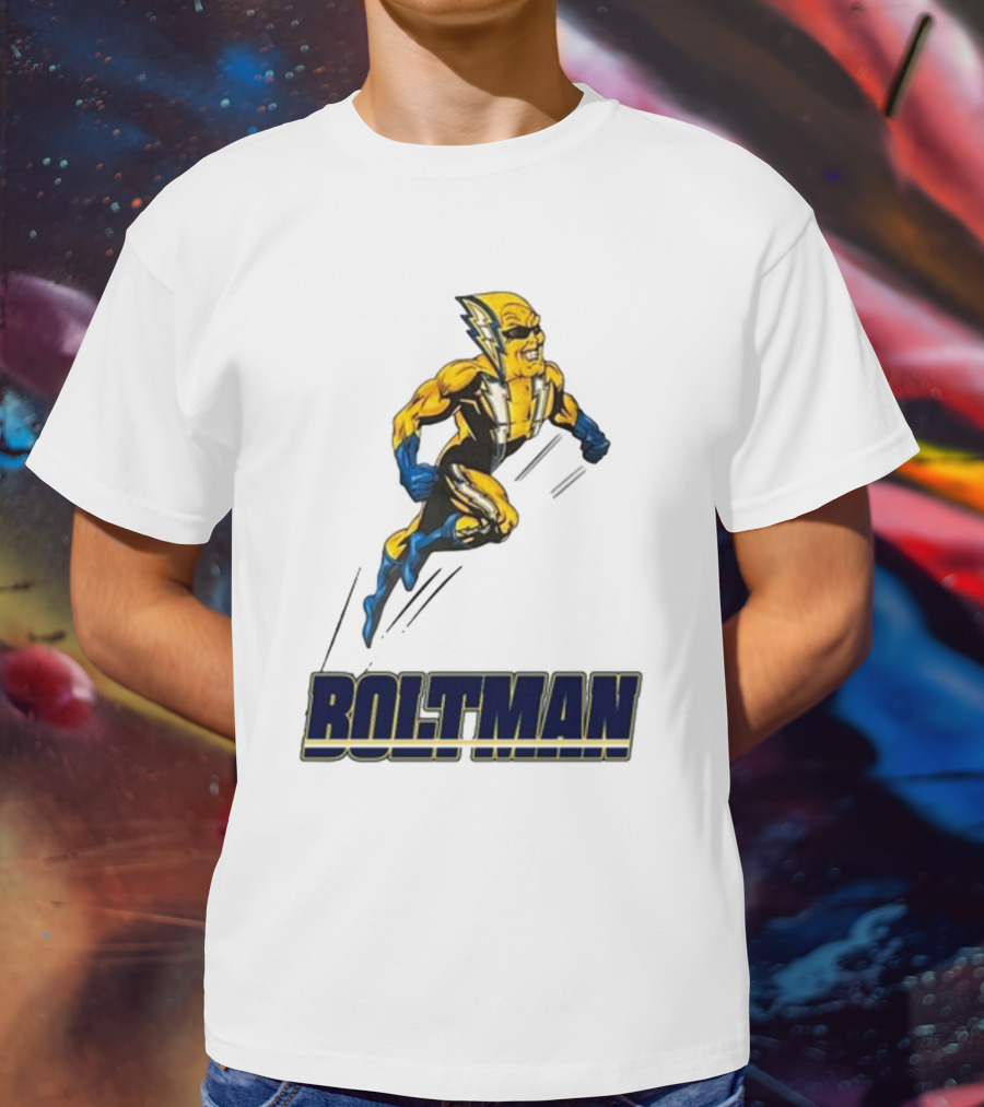 Boltman Superhero With Lightning Costume T-Shirt