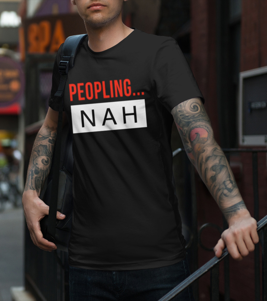 Peopling Nah Minimalist T-Shirt