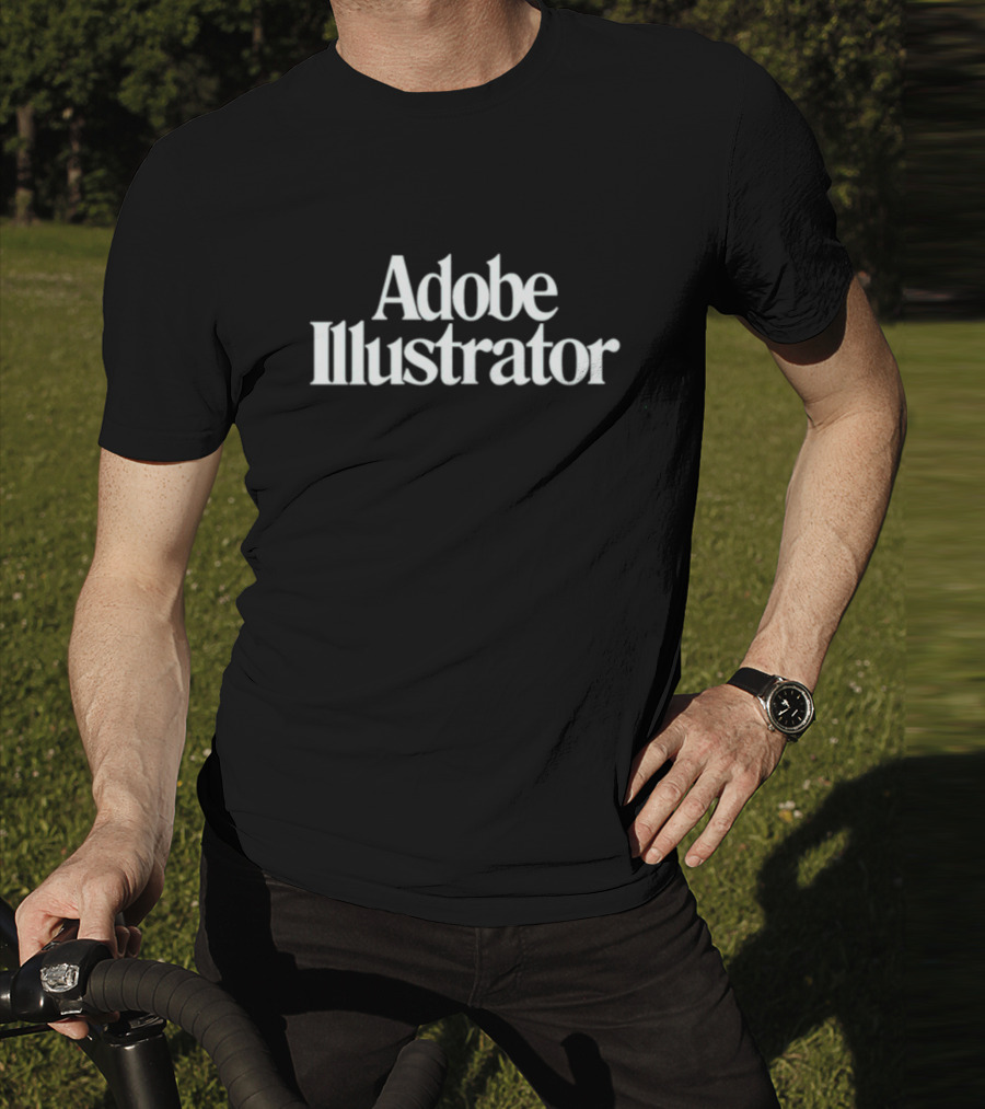 Adobe Illustrator Classic Typography T-Shirt