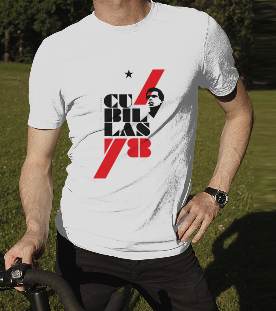 CUBILLAS 78 Star Iconic Red And Black T-Shirt