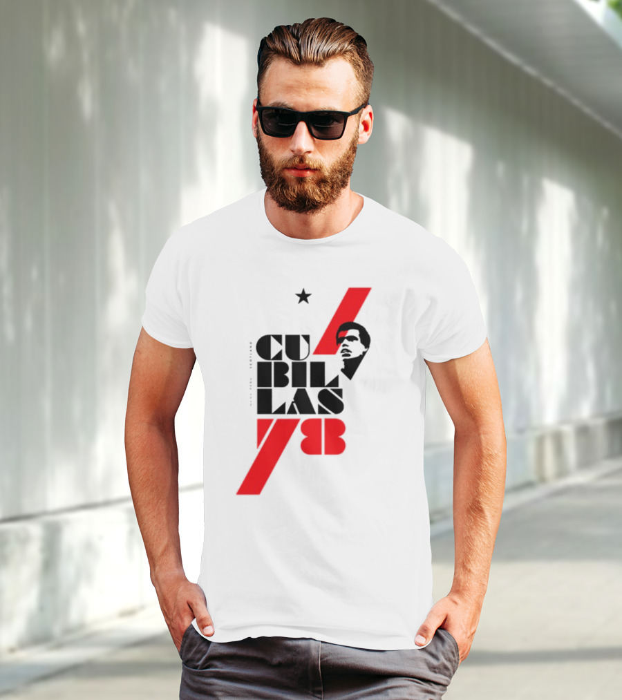 CUBILLAS 78 Star Iconic Red And Black T-Shirt