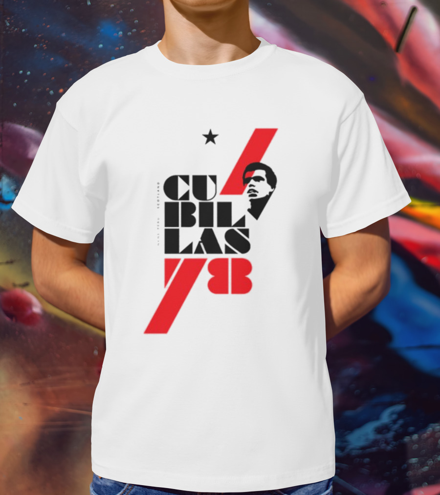 CUBILLAS 78 Star Iconic Red And Black T-Shirt