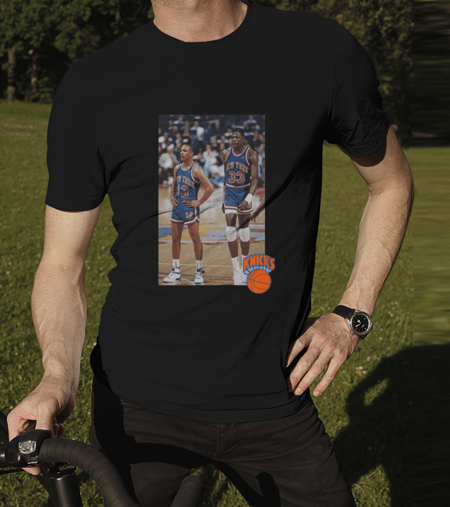 Mitchell And Ness NY Knicks Brunson Camiseta Player Photo Vintage Basketball 13 33 T-Shirt