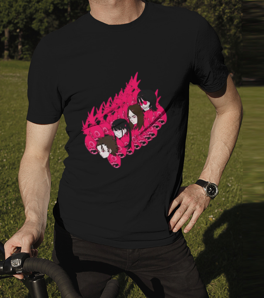 Concert Exclusive Jun Inagawa Pink Monster Characters T-Shirt