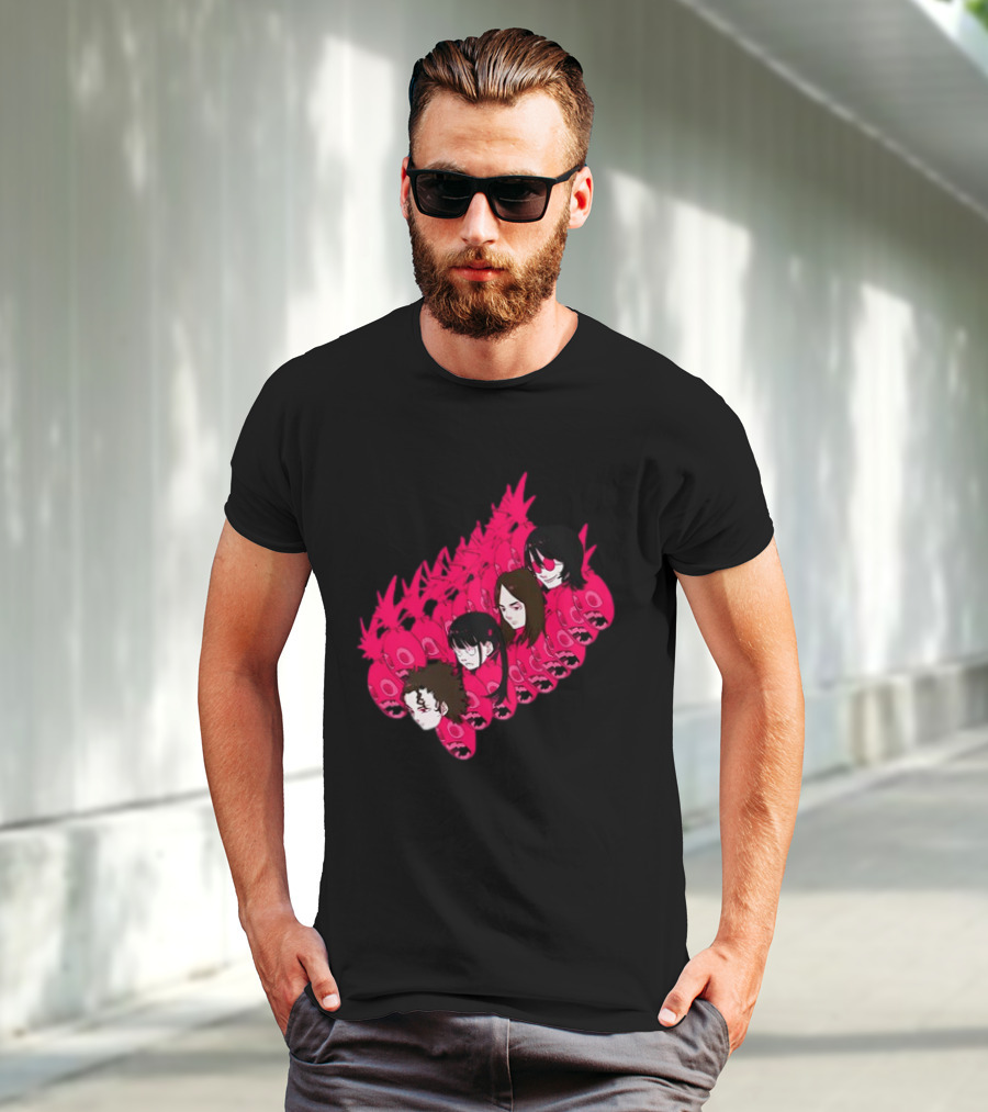 Concert Exclusive Jun Inagawa Pink Monster Characters T-Shirt